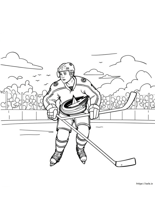Columbus Blue Jackets Coloring Pages