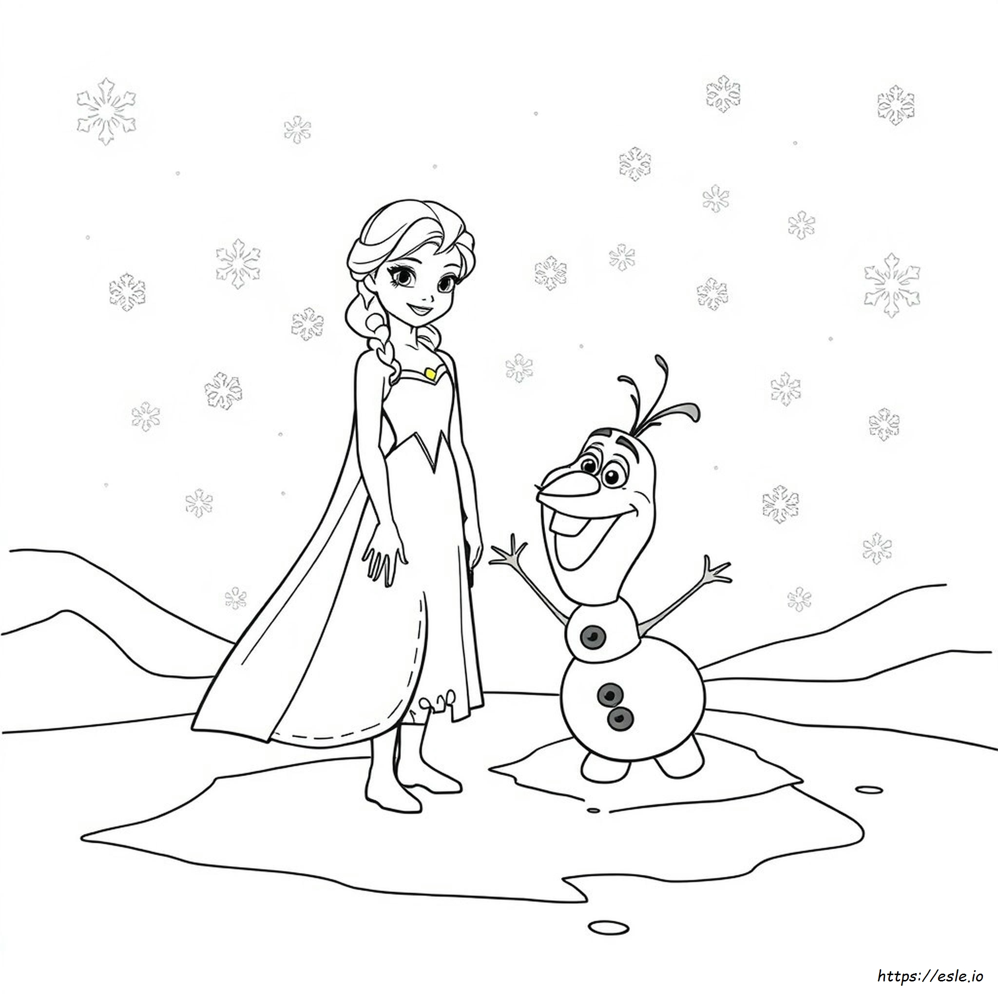 Free Coloring Pages Of Frozen