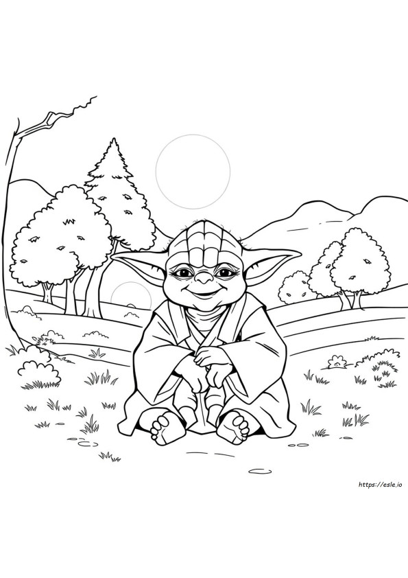Yoda Best Dad Coloring Pages