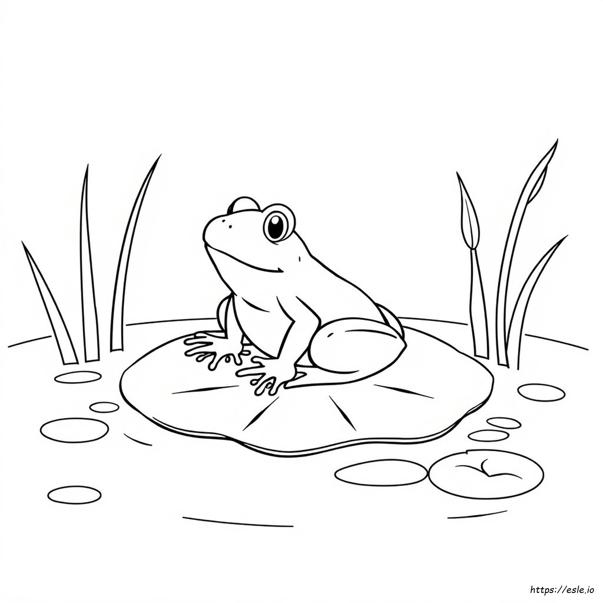 Printable Coloring Pages Of Frogs