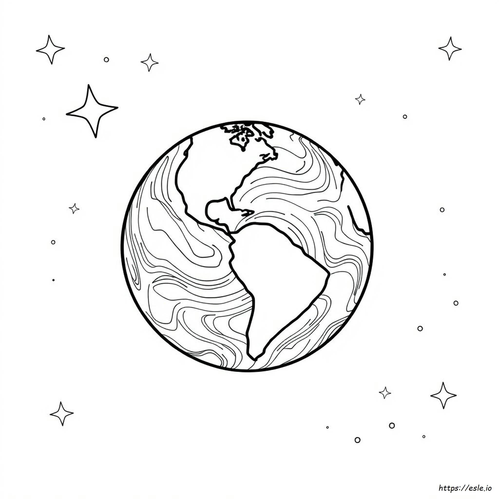 Dibujos Para Colorear De La Tierra