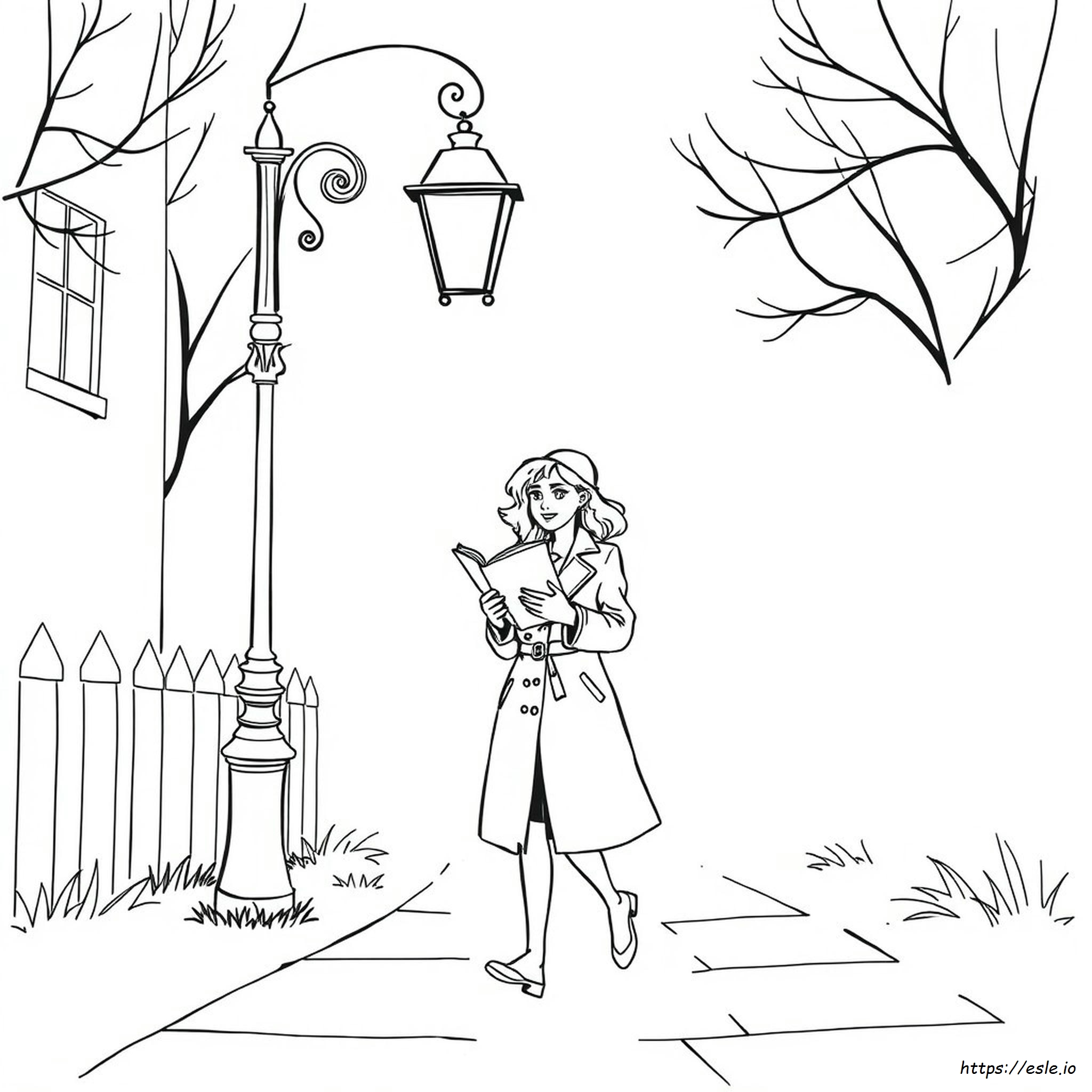 Wednesday Series Coloring Page