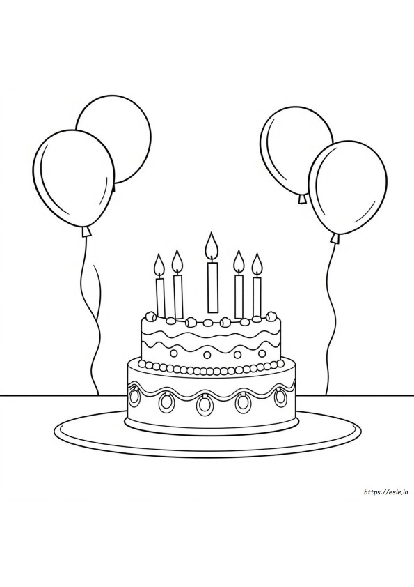 Free Coloring Pages For Birthdays Printable