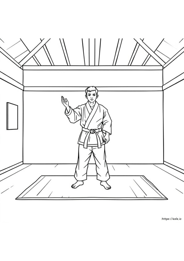 Karate Színező