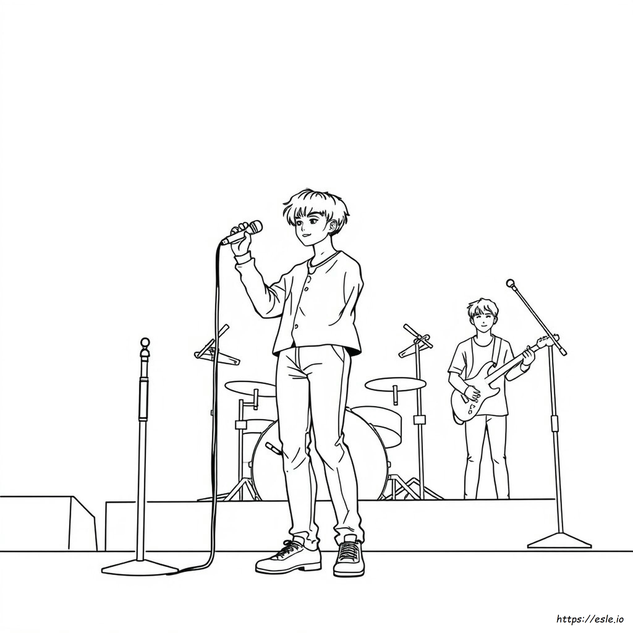 Bts Coloring Pages Jimin