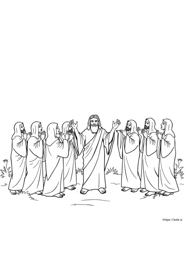 The Ten Lepers Coloring Page