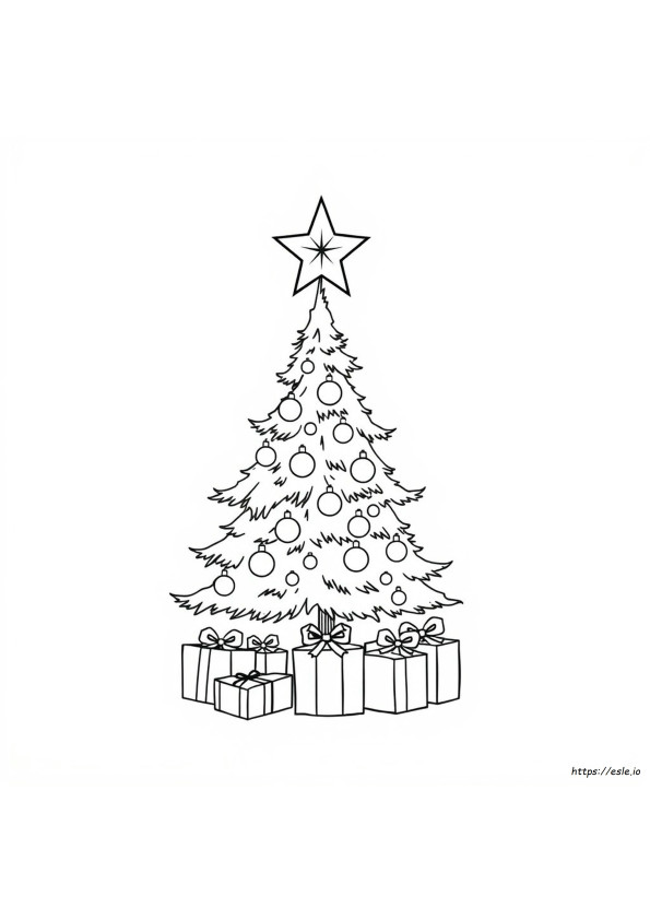 Stella Di Natale Da Colorare.
