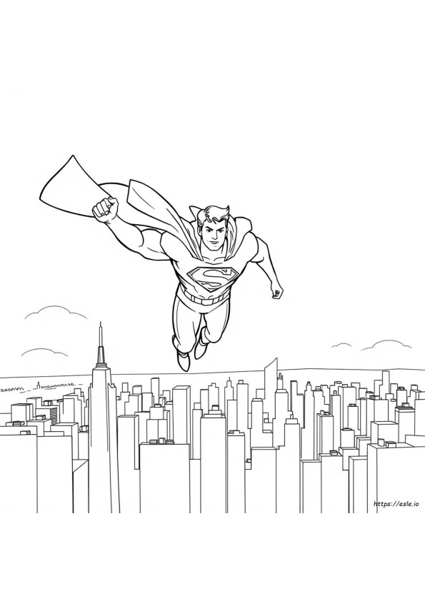 Superman Kleurplaten Printbaar