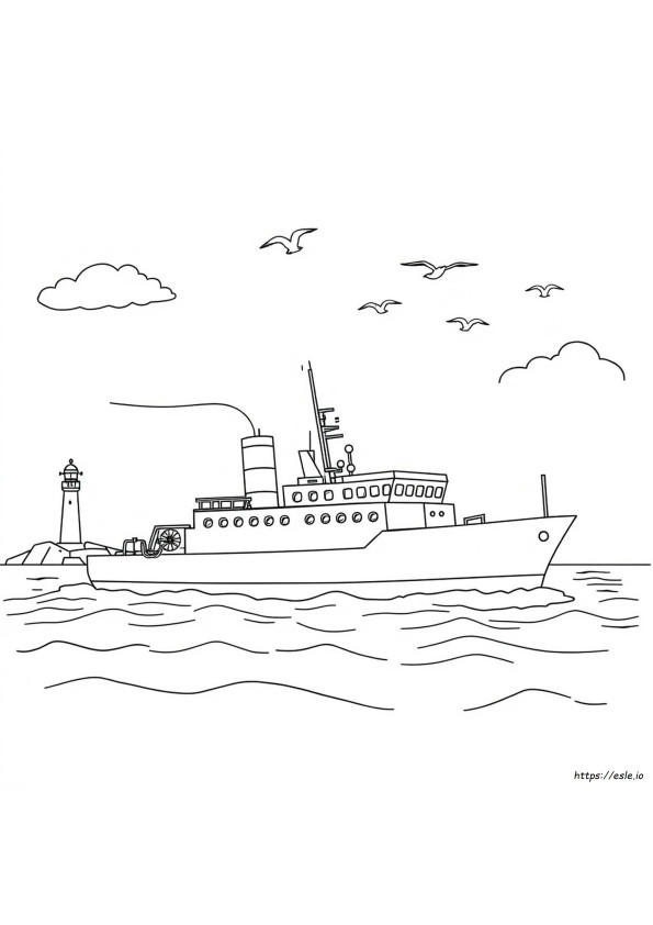 Tanker Coloring Pages