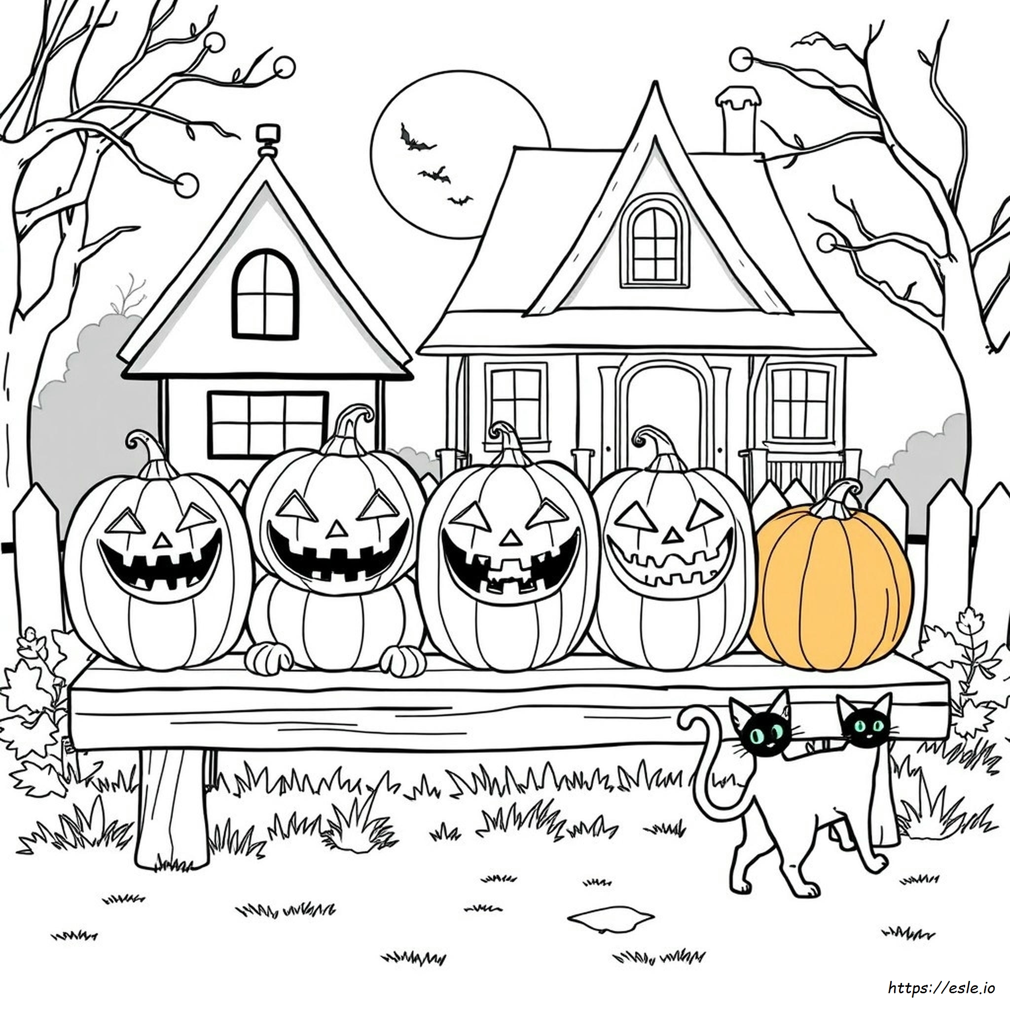Coloring Pages Of Jack O Lanterns