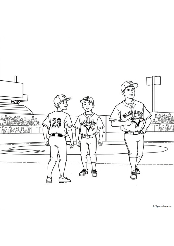 Toronto Blue Jays Coloring Pages Printable