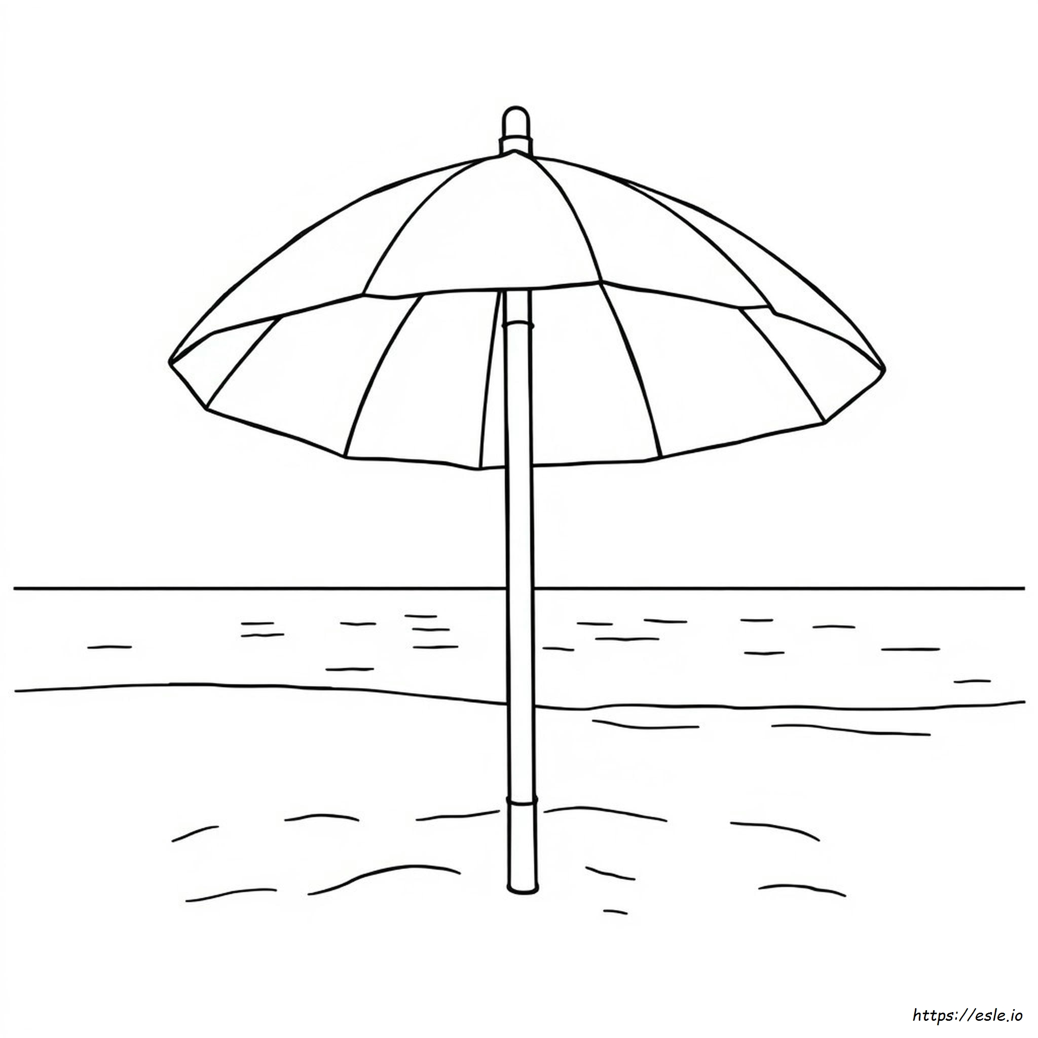 Coloring Picture Of A Umbrella