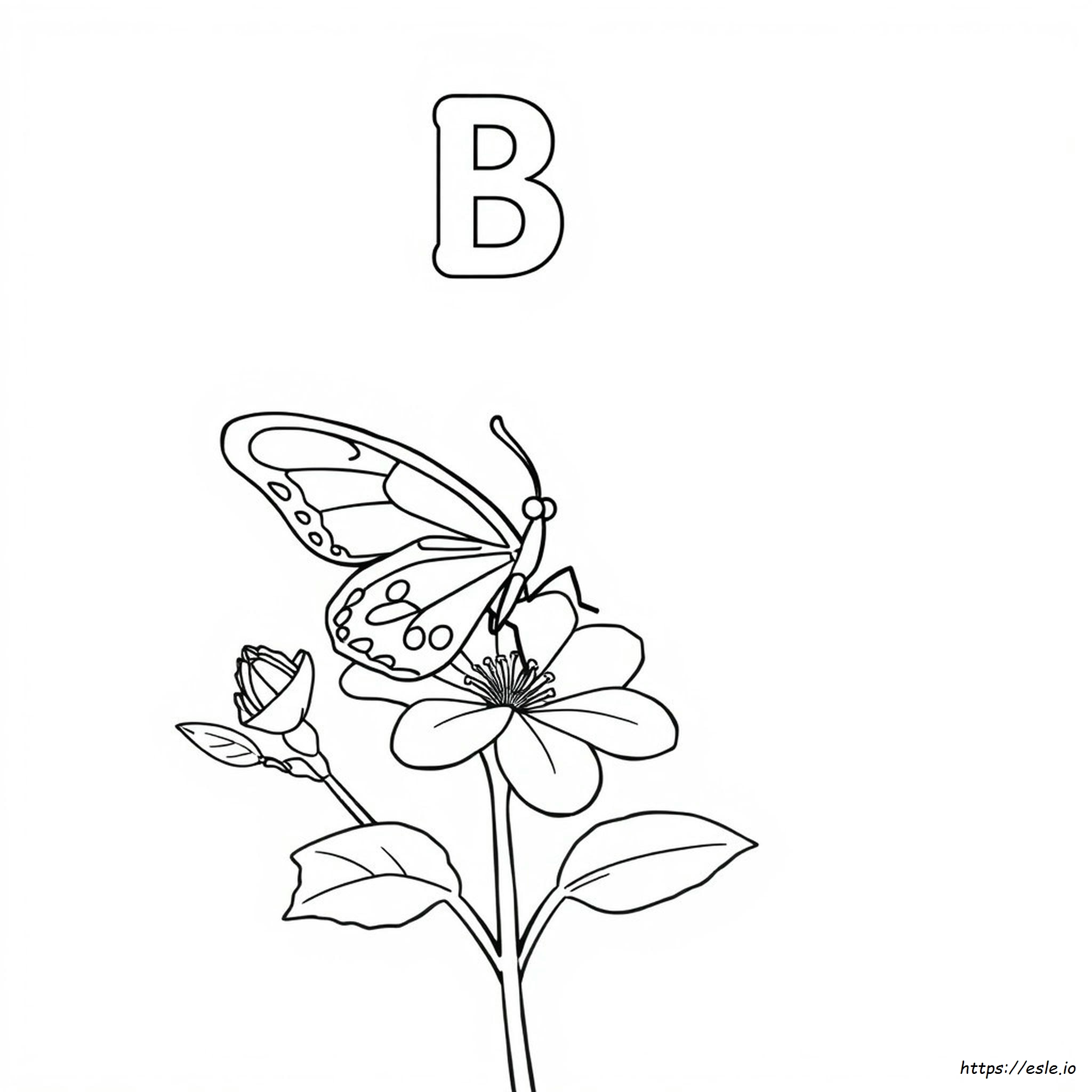 Letter B Coloring Pictures