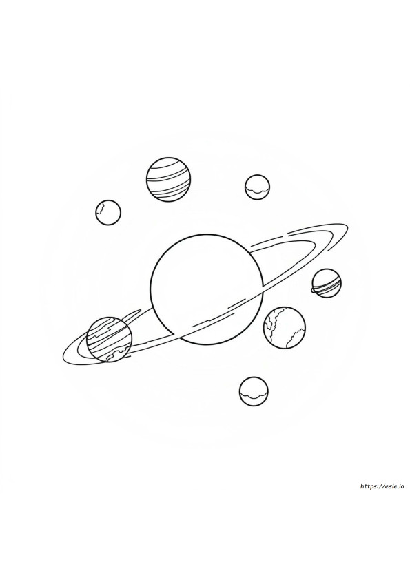 Coloriage Planètes Du Système Solaire
