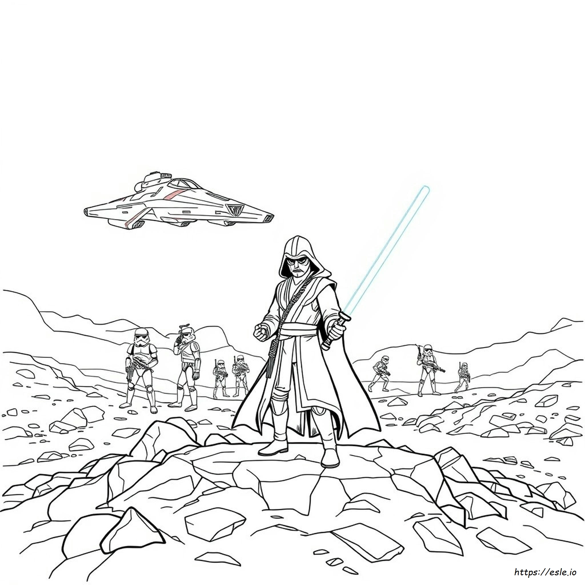Adult Star Wars Coloring Page