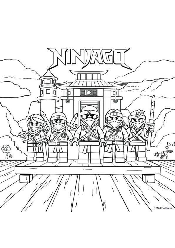 Ninjago Colouring Pages Free Printable