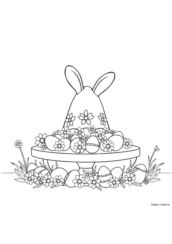 Cappello Di Pasqua Da Colorare