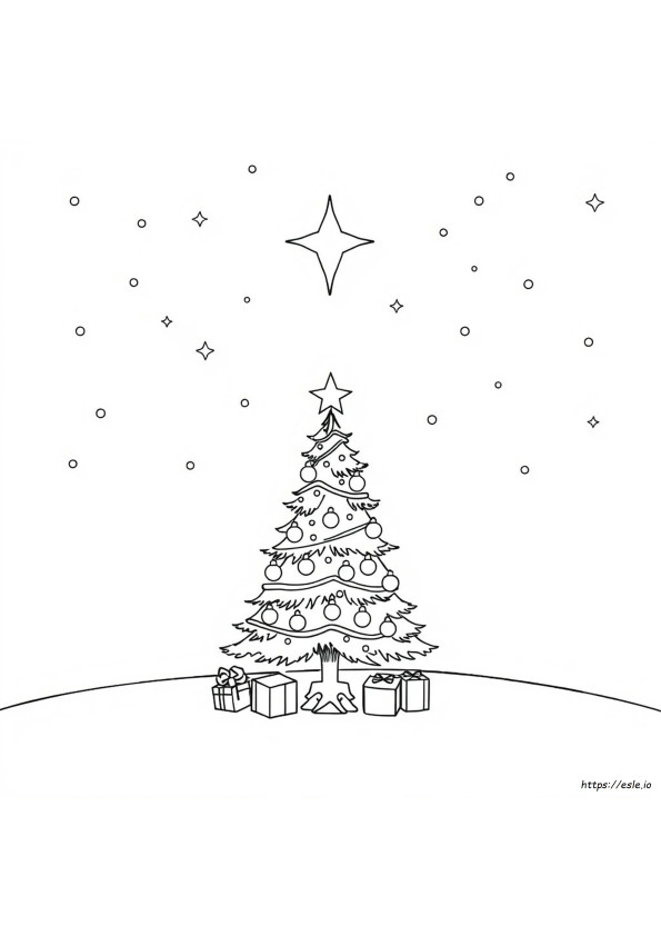 Natal Para Colorir A4
