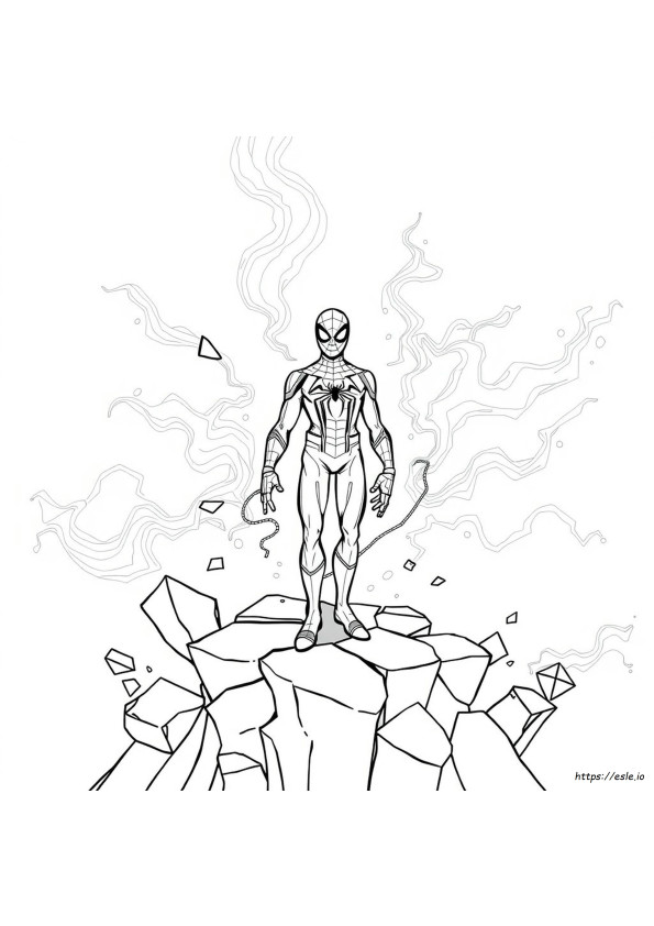Spider Man Shattered Dimensions Coloring Pages