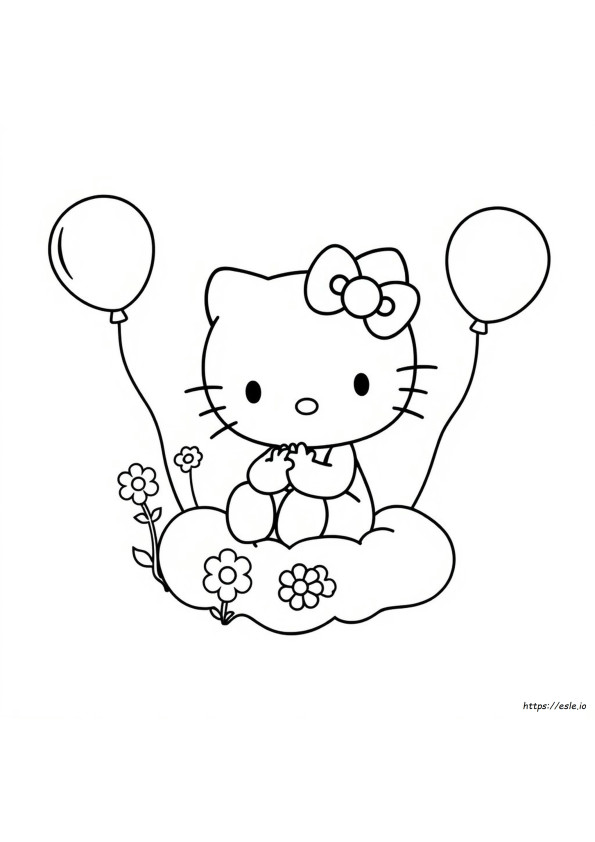 Hello Kitty Images For Colouring