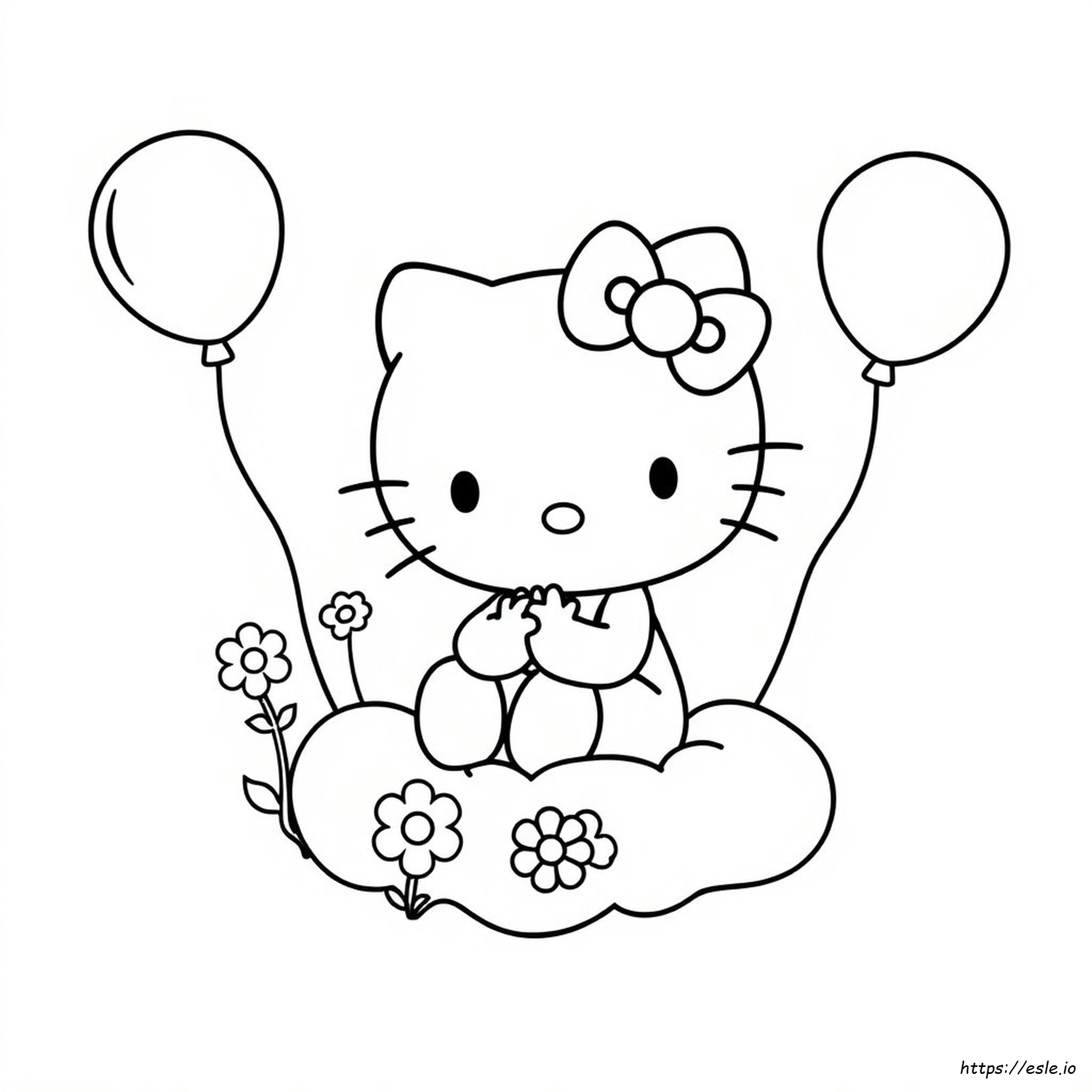 Hello Kitty Images For Colouring