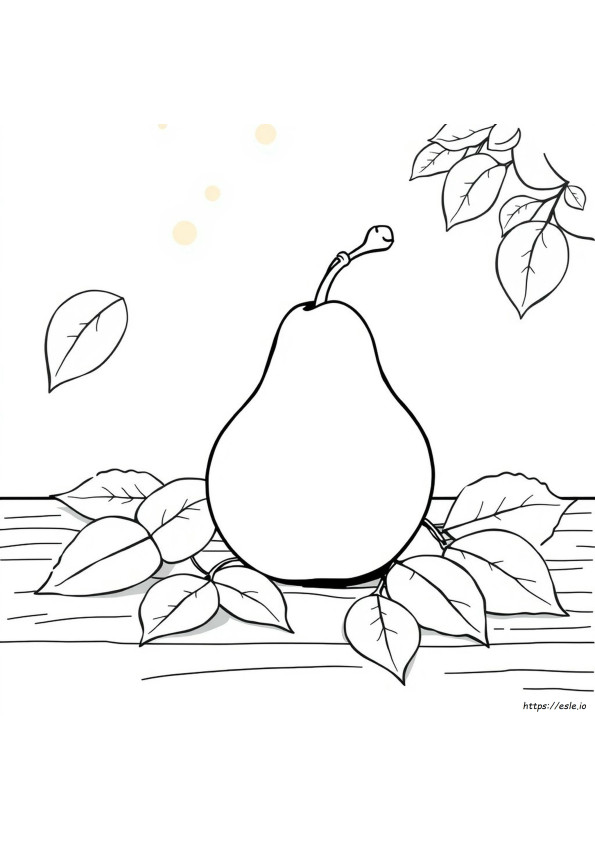 Mewarnai Buah Pir