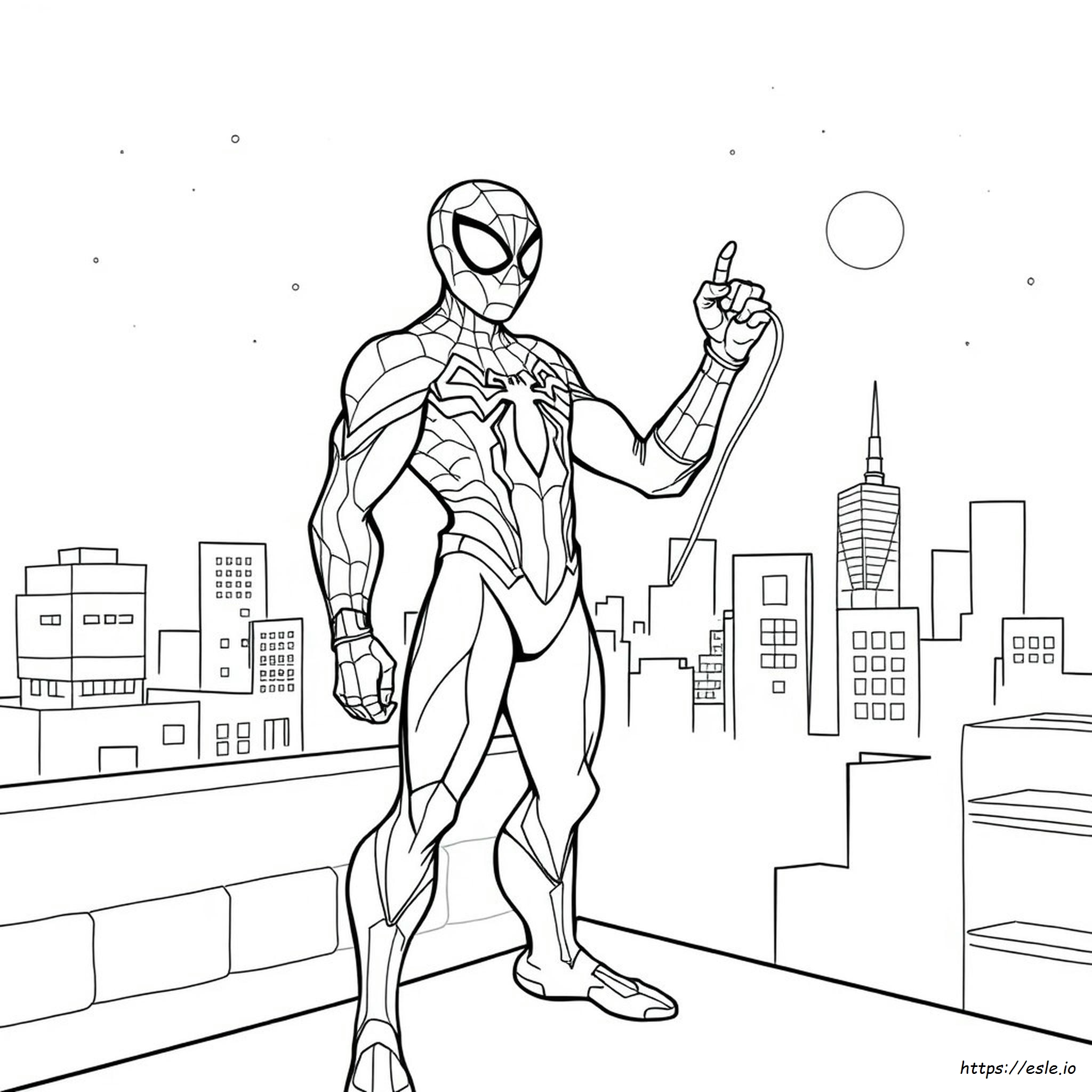 Dibujos De Spiderman Con Simbionte Para Colorear