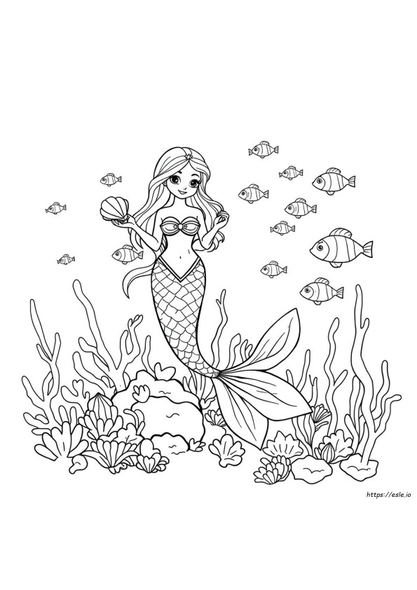 Planse De Colorat Sirene Fermecate Pentru Adulti