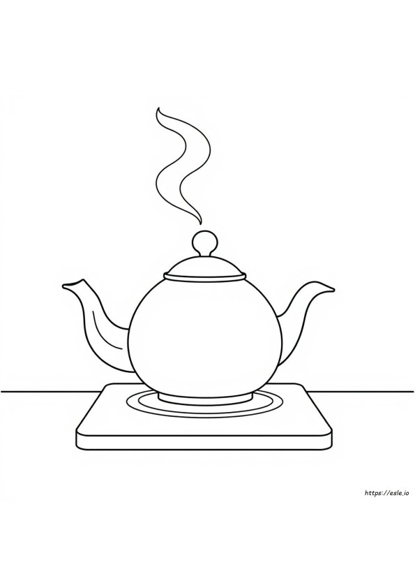 Little Teapot Coloring Page