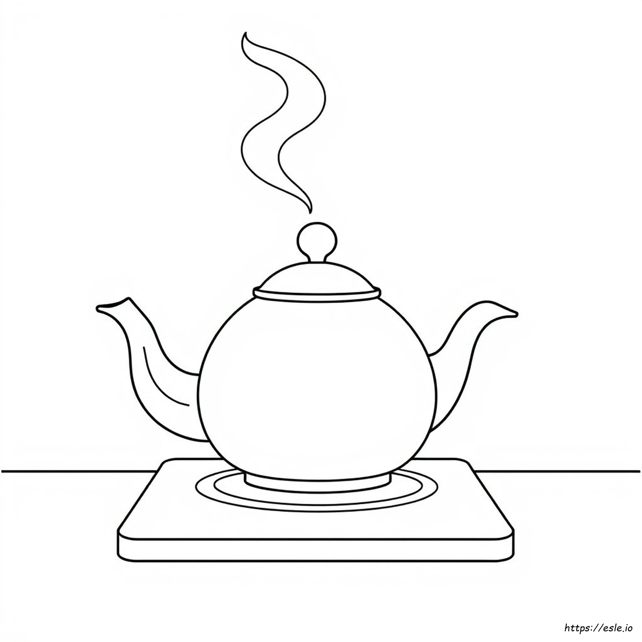 Little Teapot Coloring Page