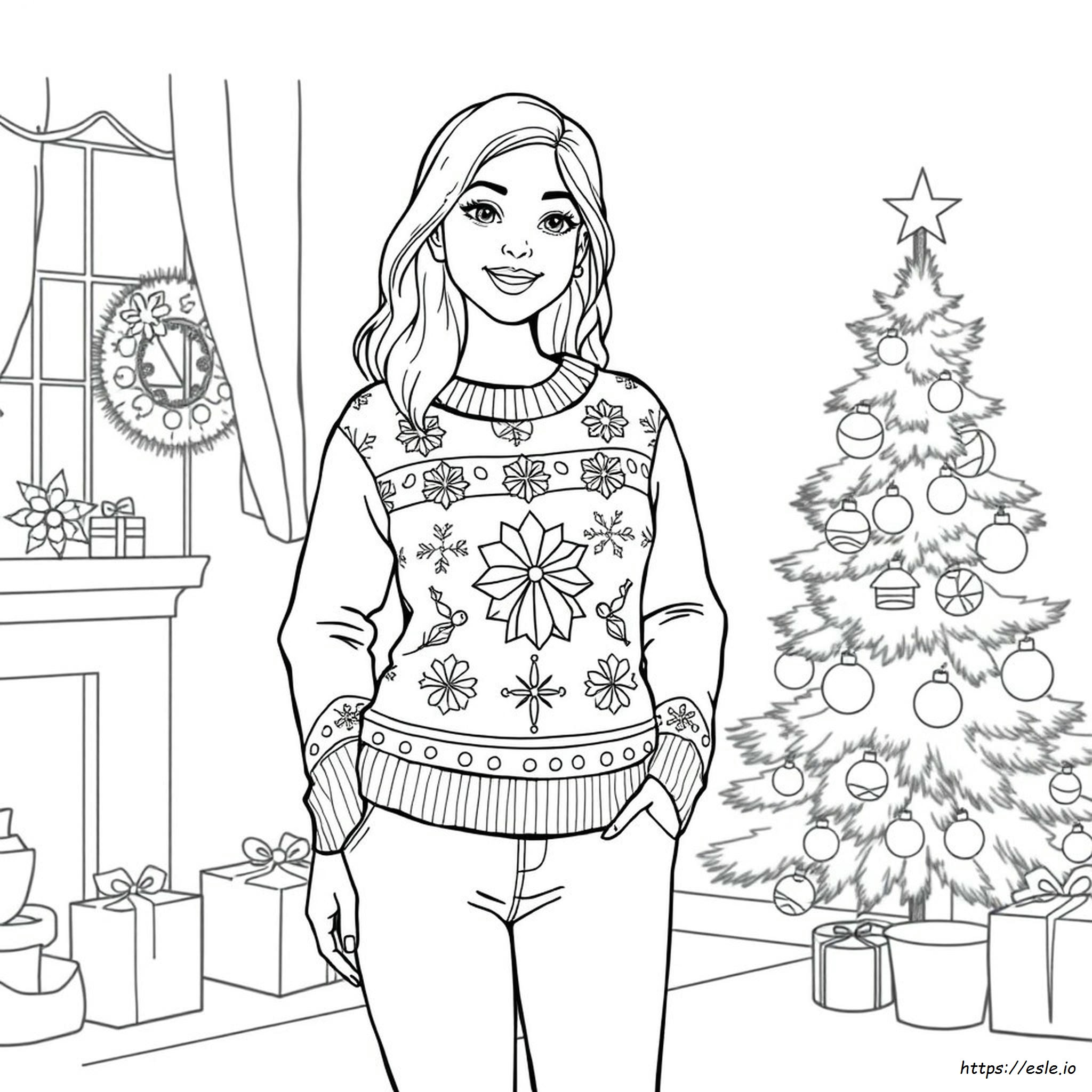 Christmas Jumper Colouring