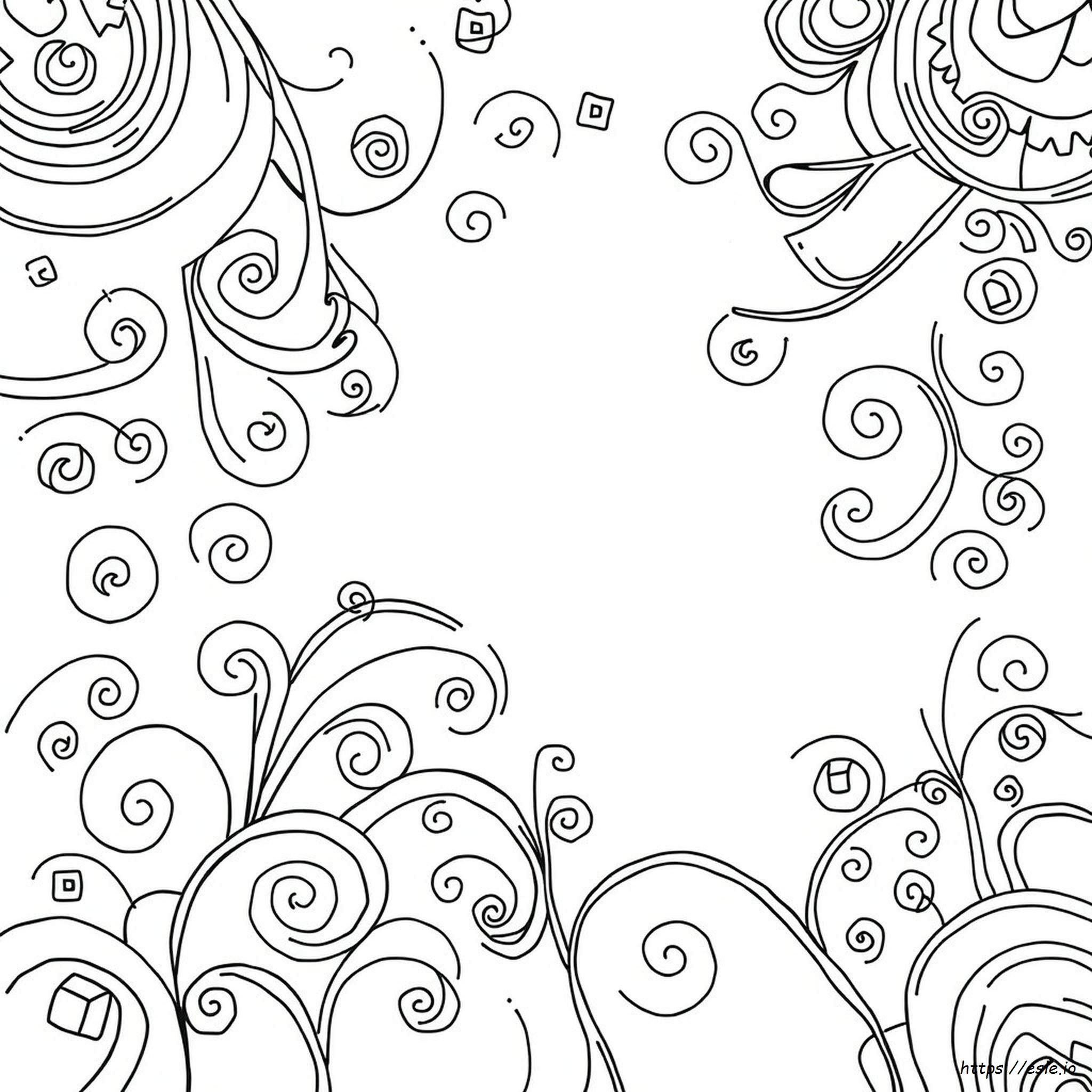 Semplici Disegni Zentangle Da Colorare