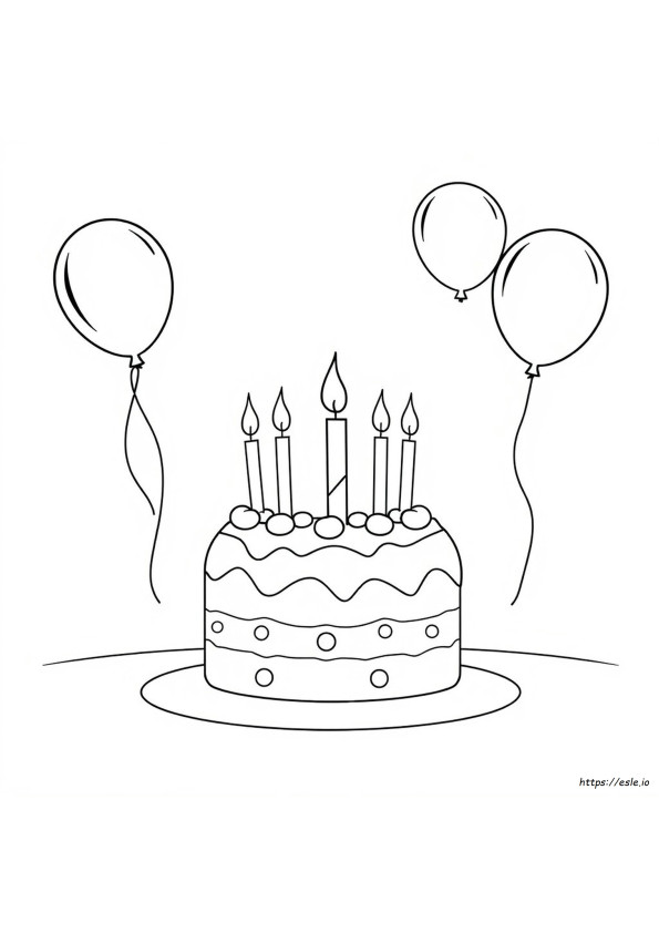 Páginas Para Colorear Para Un Cumpleaños