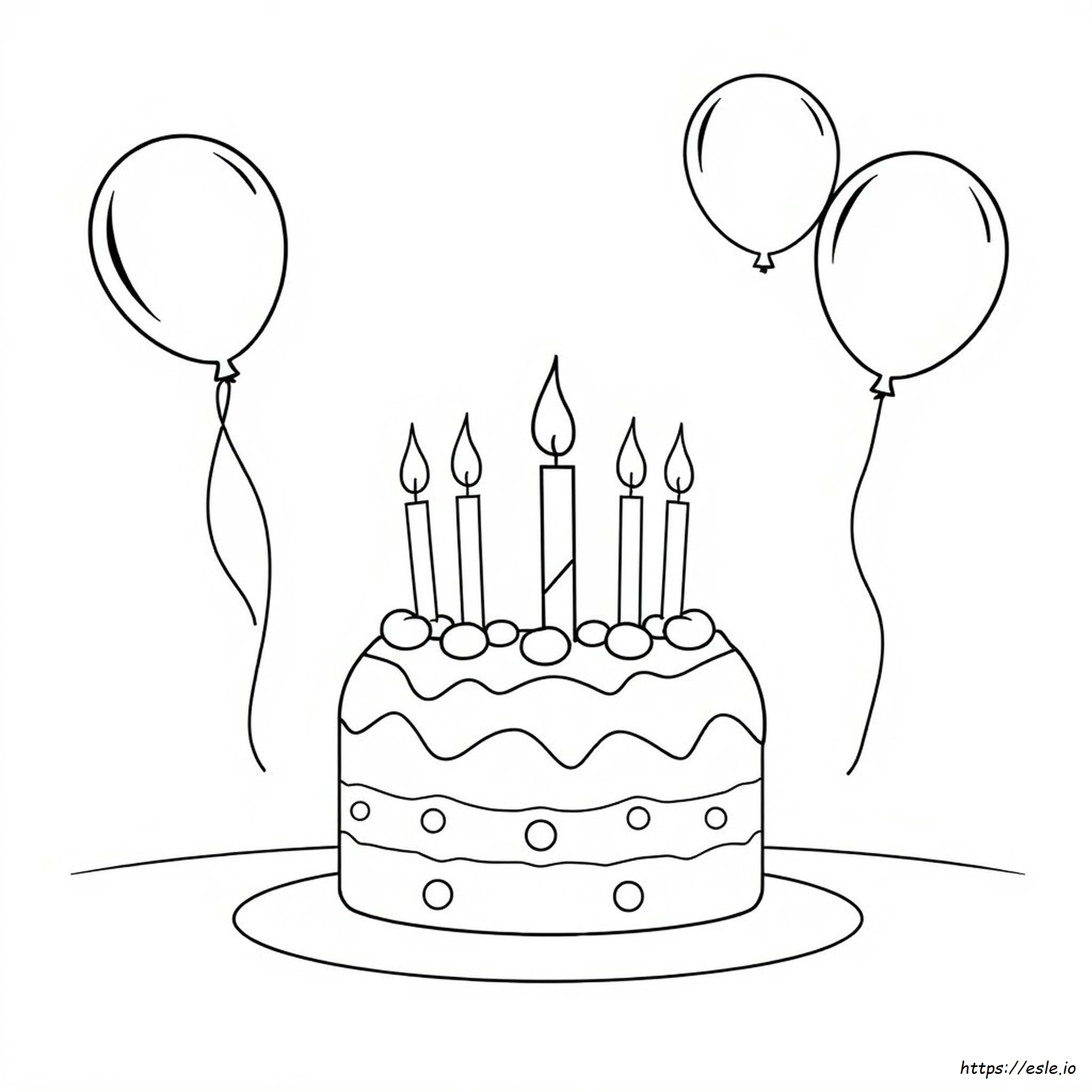Coloring Pages For A Birthday