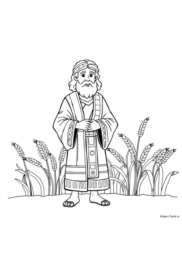Coloring Page Joseph Coat Of Many Colors