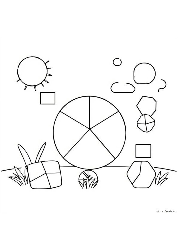 Fraction Coloring Pages