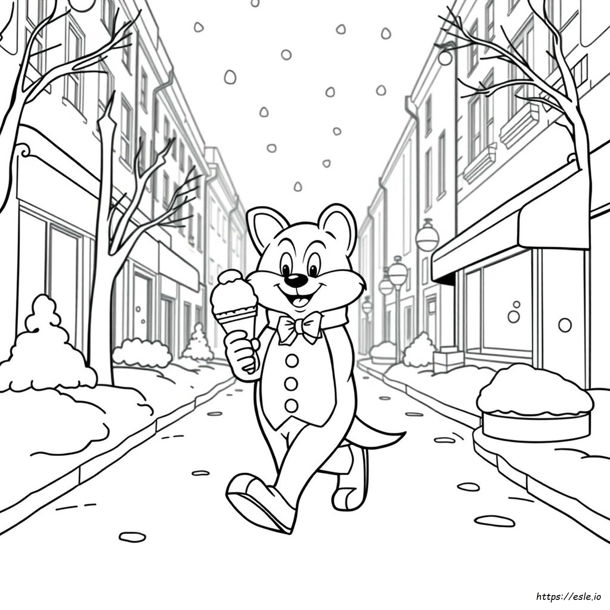 Cute Tuxedo Sam Coloring Pages