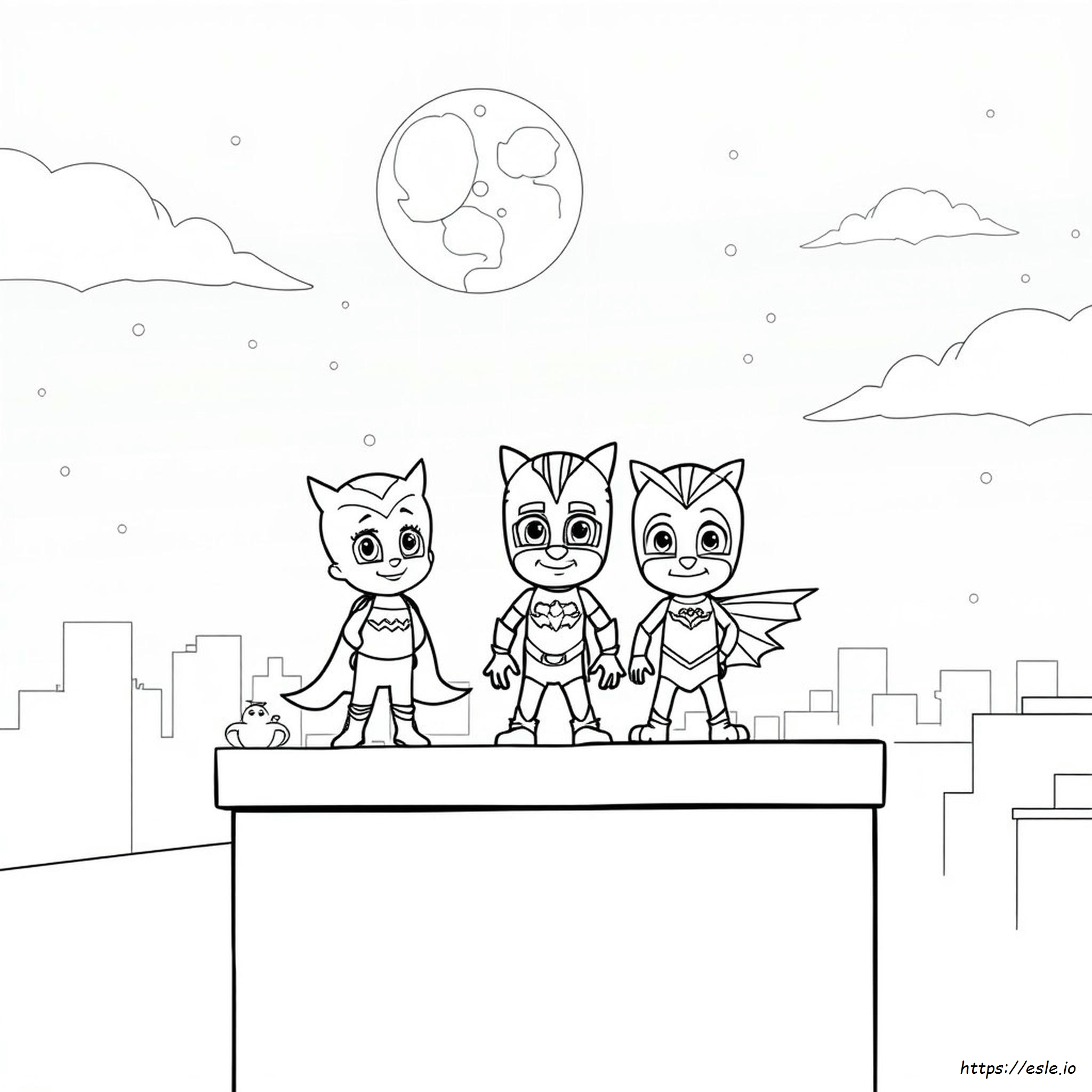 Desenhos Para Colorir Pj Masks