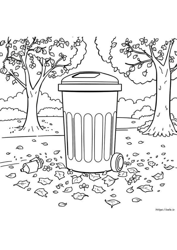 Gambar Mewarnai Sampah