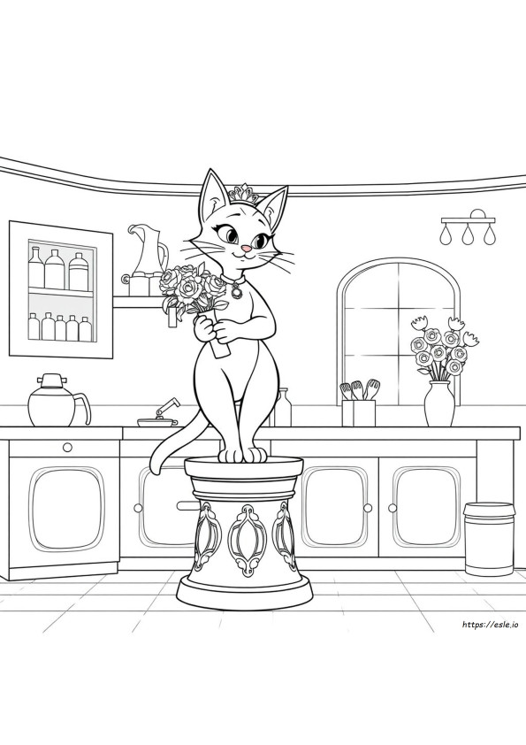 Marie Aristocats Ausmalbilder Svg