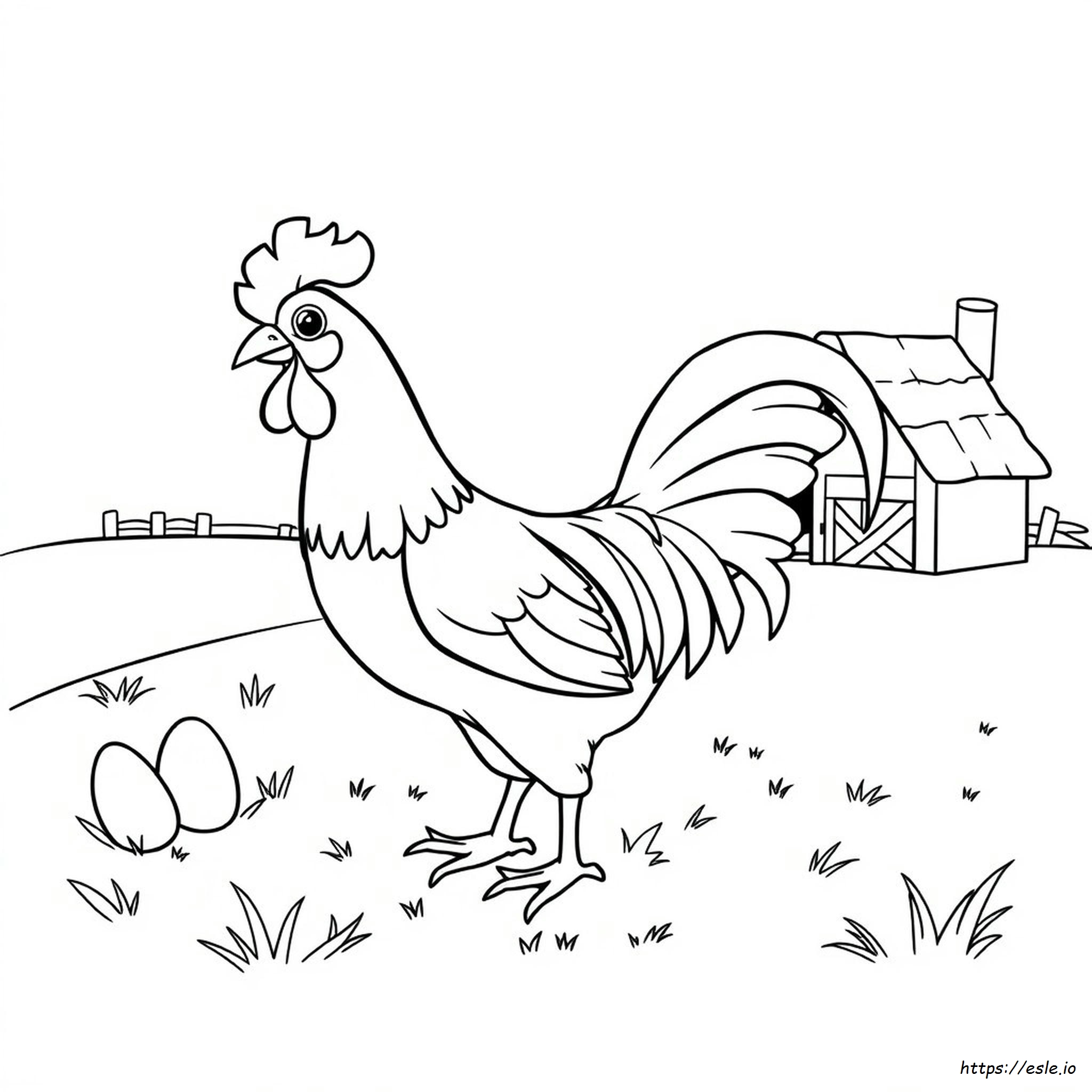 Gallina Da Colorare