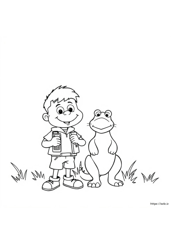 Chris Kratt Da Colorare