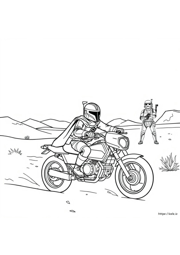 Star Wars The Mandalorian Coloring Pages