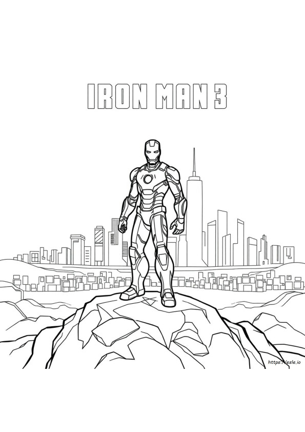 Iron Man 3 Disegni Da Colorare E Stampare