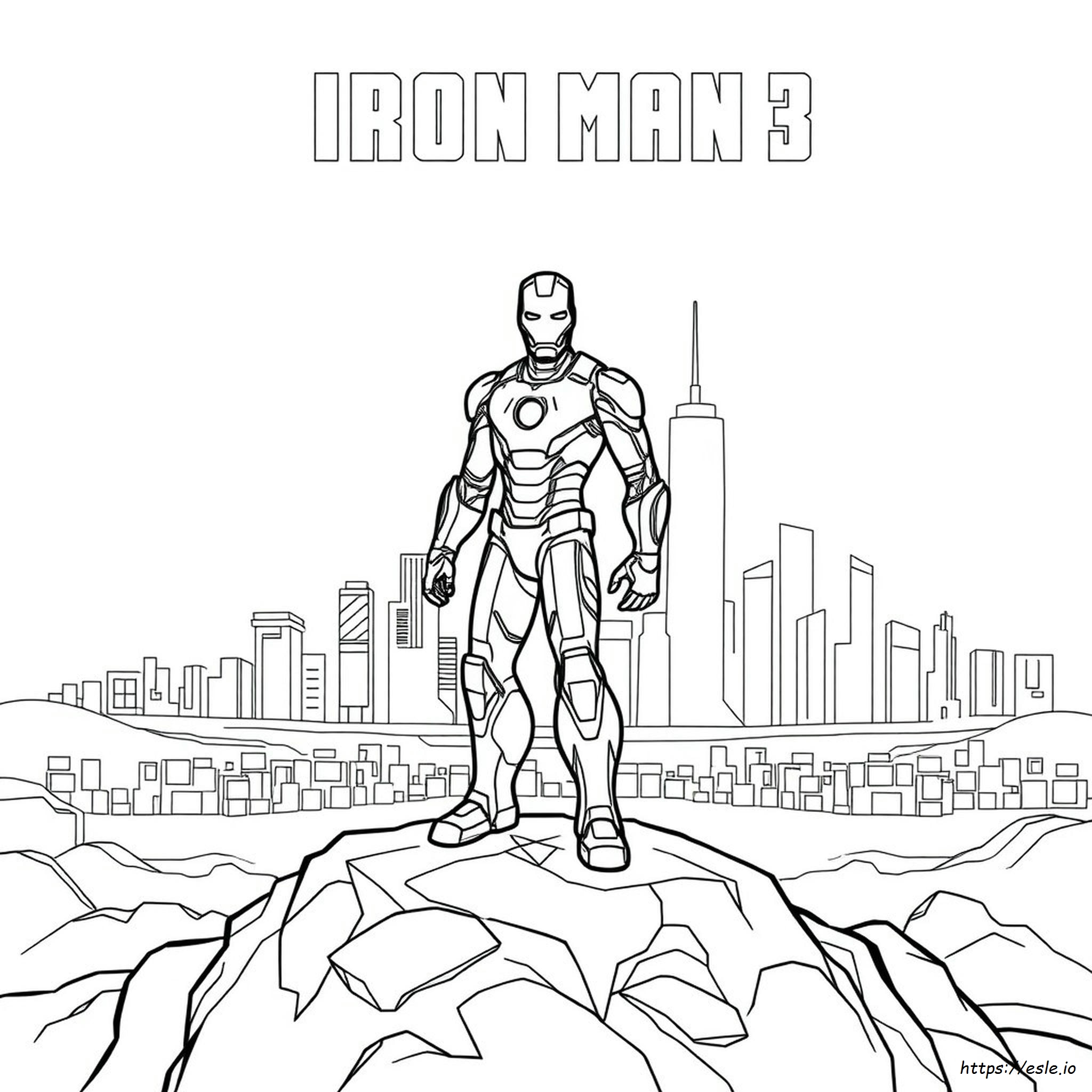 Iron Man 3 Coloring Pages Printable