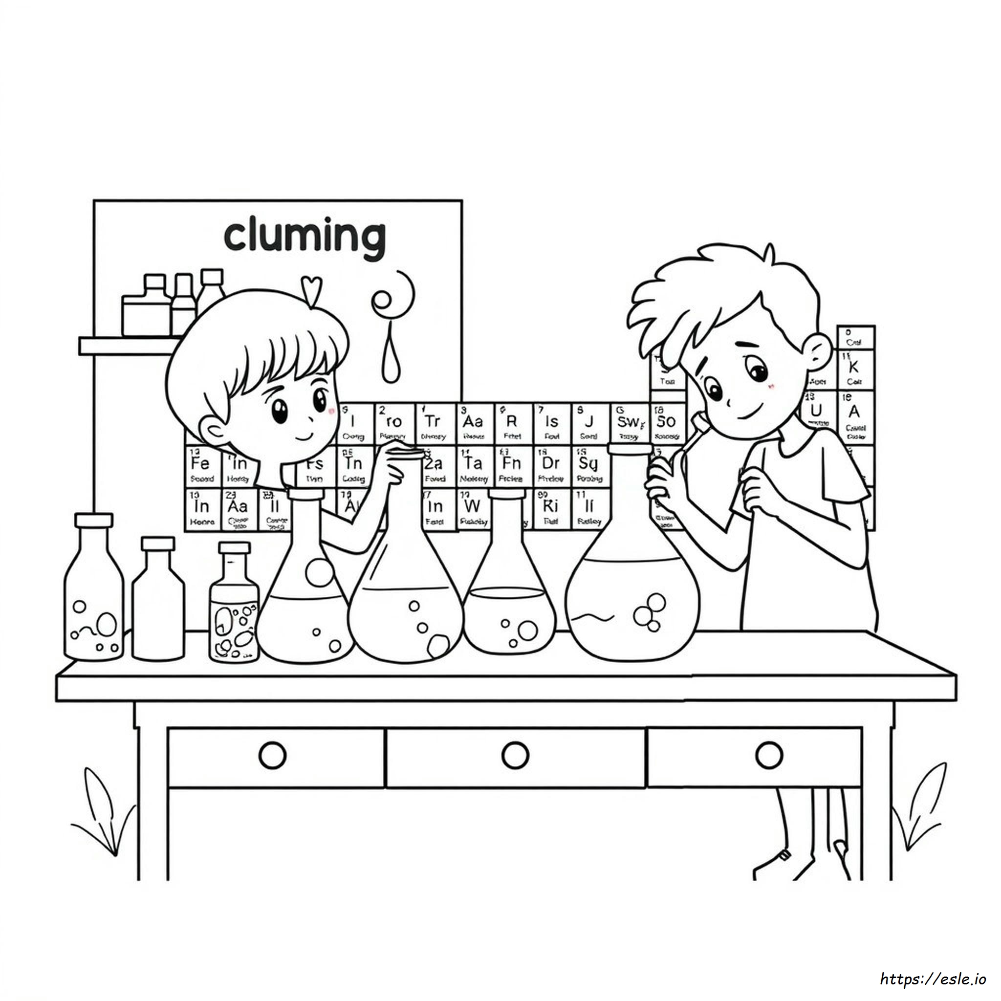 Chemistry Coloring Pages High School
