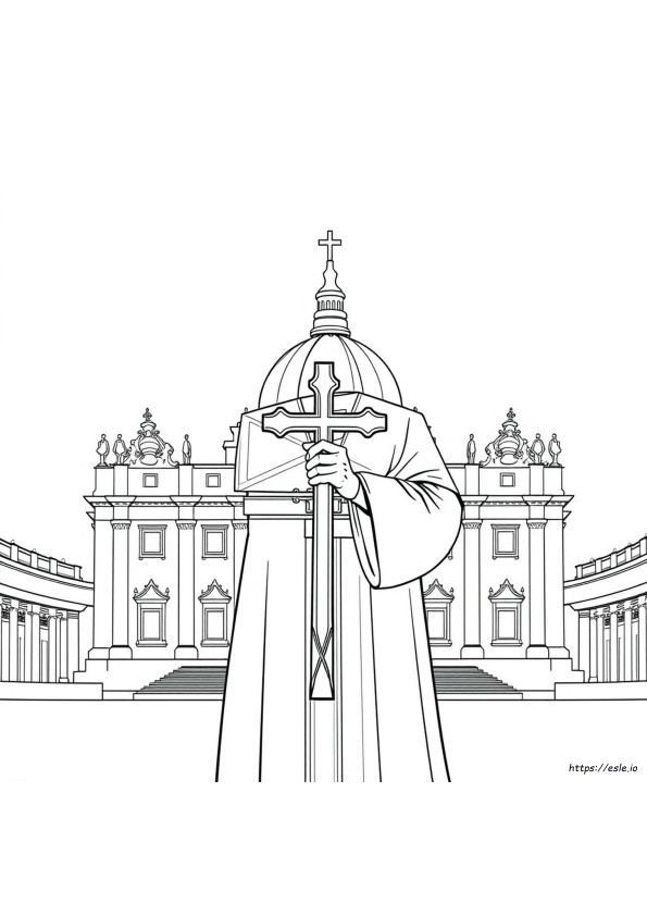 Pope Francis Coloring Book