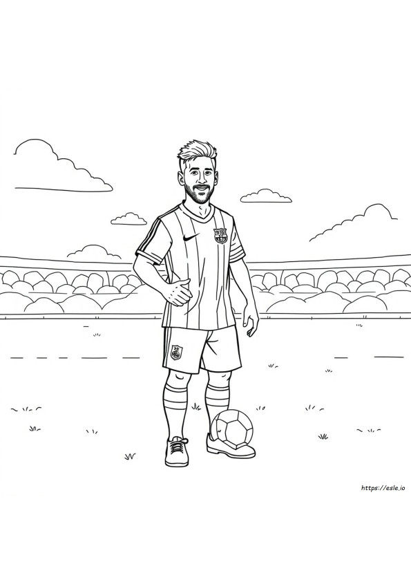 Messi Disegni Da Colorare E Stampare Gratuitamente