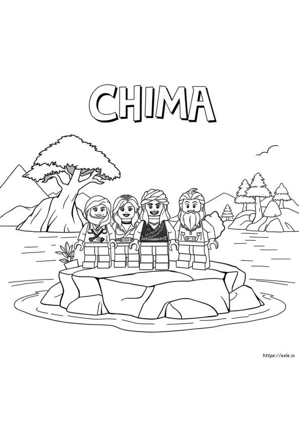 Lego Chima Boyama Sayfaları
