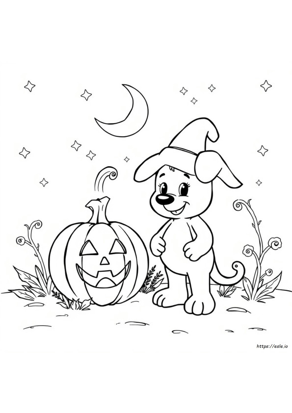 Bluey Halloween Coloring Pages Free Printable